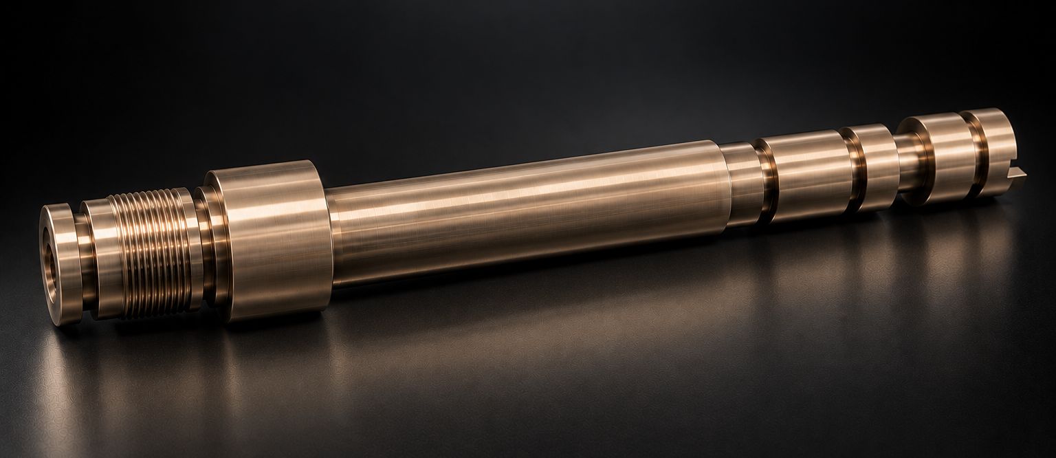 Beryllium copper interconnect shaft